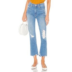 Mother Insider Ankle Jeans Destroyed Bills 28